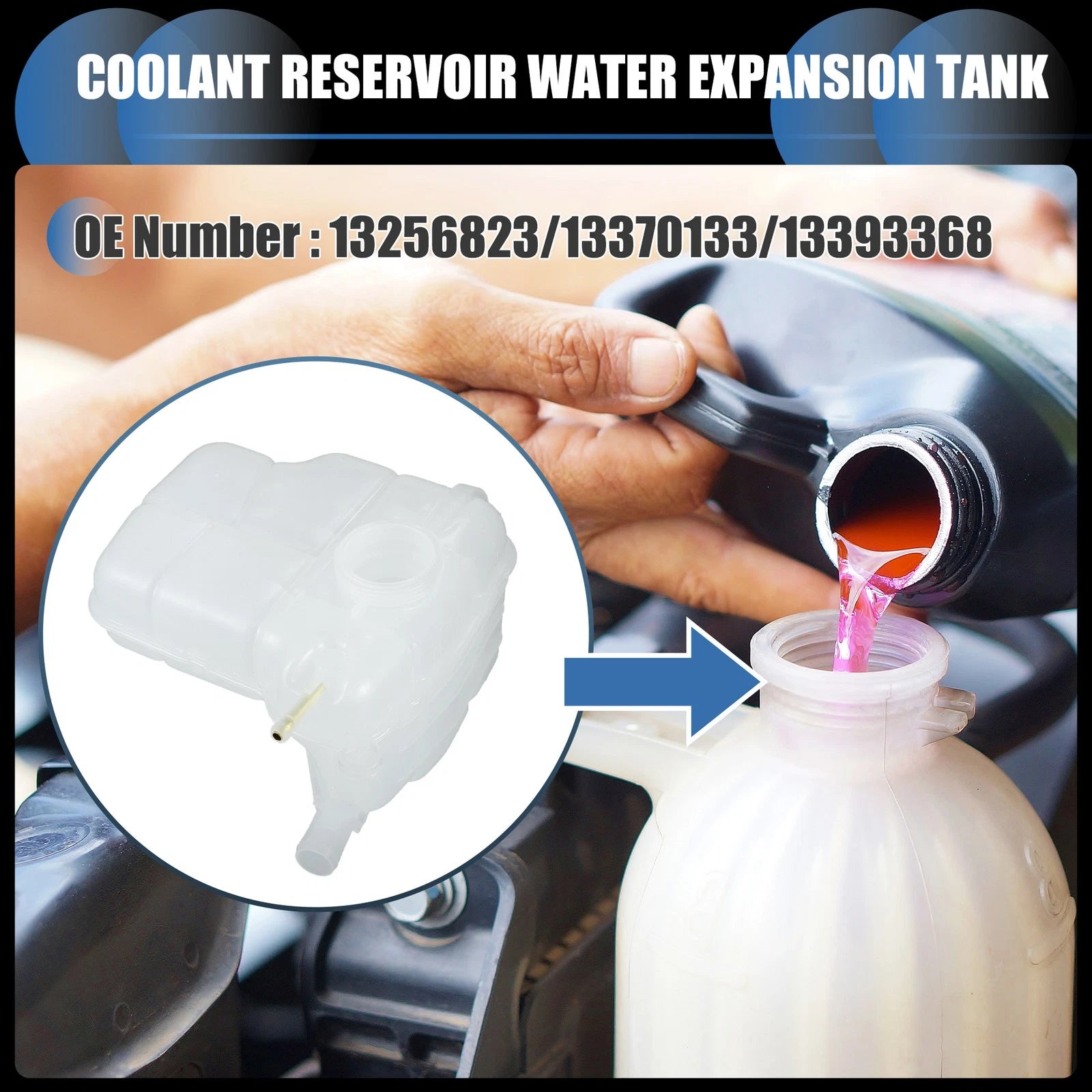 Coolant Expansion Overflow Tank Replacement for Chevrolet Cruze (2016)