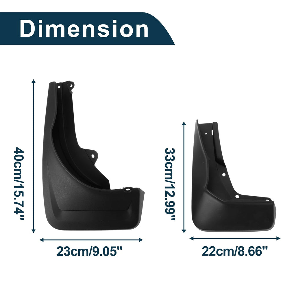 Mud Flaps Splash Guards for Mercedes Benz GLS (without pedal) (2016–2024)