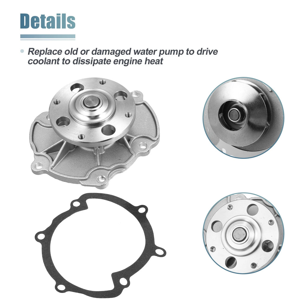 Water Pump Replacement for Buick LaCrosse (2005–2008) and Chevrolet Impala (2012)