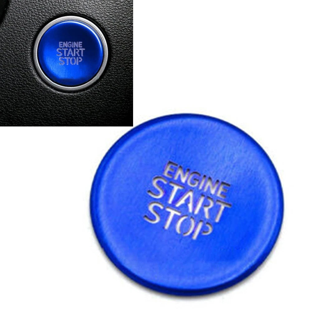 Button Decoration Stop Button Switch Cover for Blue