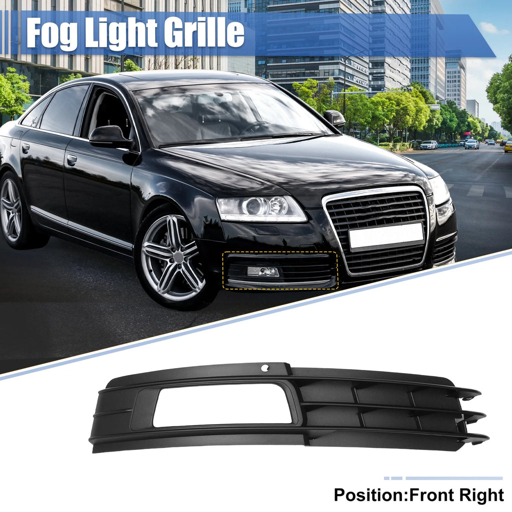 Right Fog Light Mesh Grille Replacement for Audi A6 C6 Avant (2008–2011)