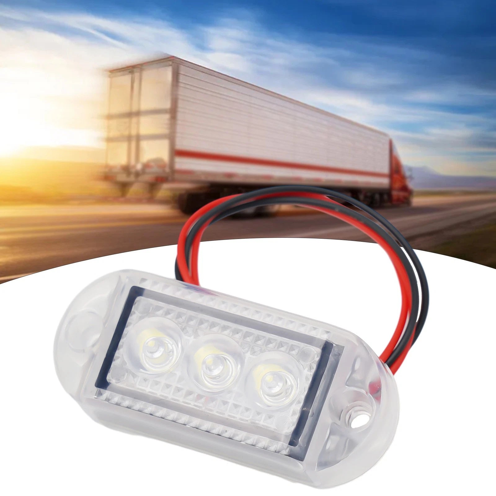 LED Clearance Light for Trucks Trailers (12V 24V)