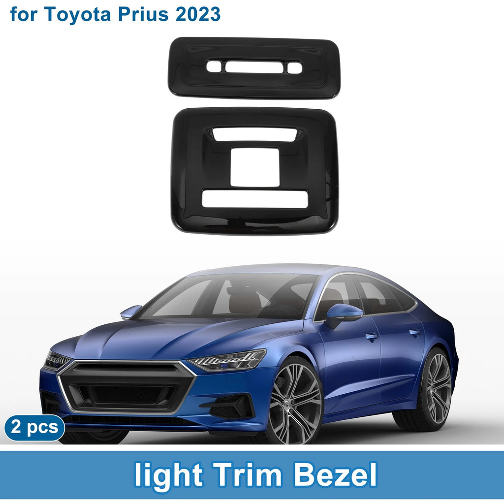 Rear Row Light Trim Bezel Replacement for Toyota Prius 2023 Black