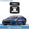 Rear Row Light Trim Bezel Replacement for Toyota Prius 2023 Black