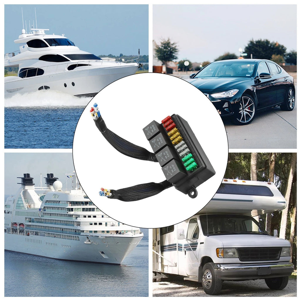 Waterproof Wired Fuse Relay Box for Automotive Applications