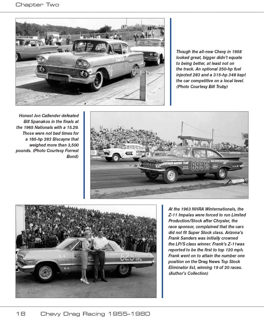 Chevy Drag Racing Book for Chevy (1955–1980)