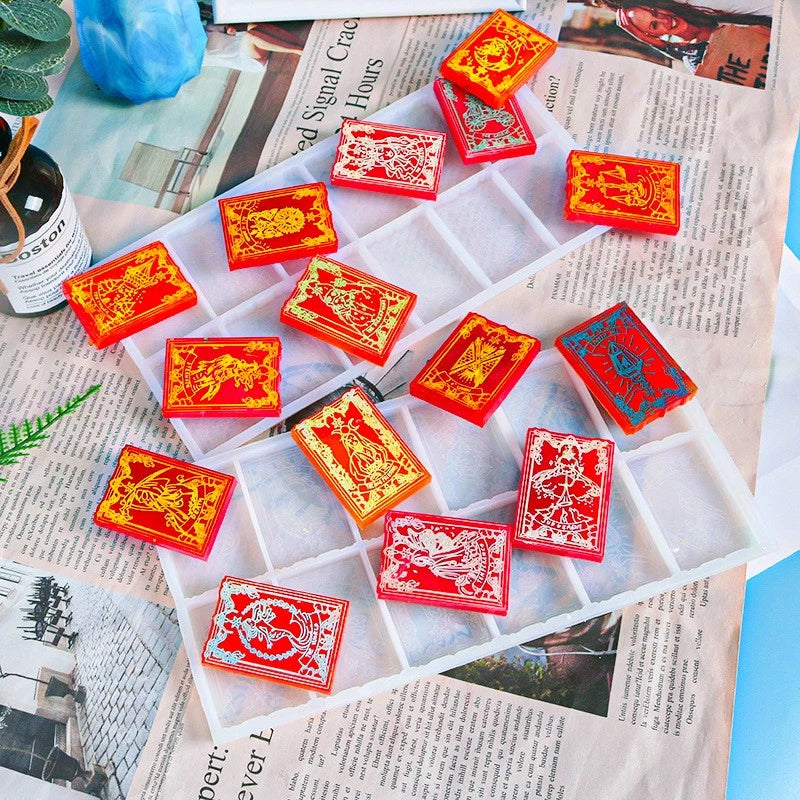 Silicone Epoxy Resin Molds for Tarot Cards (DIY)