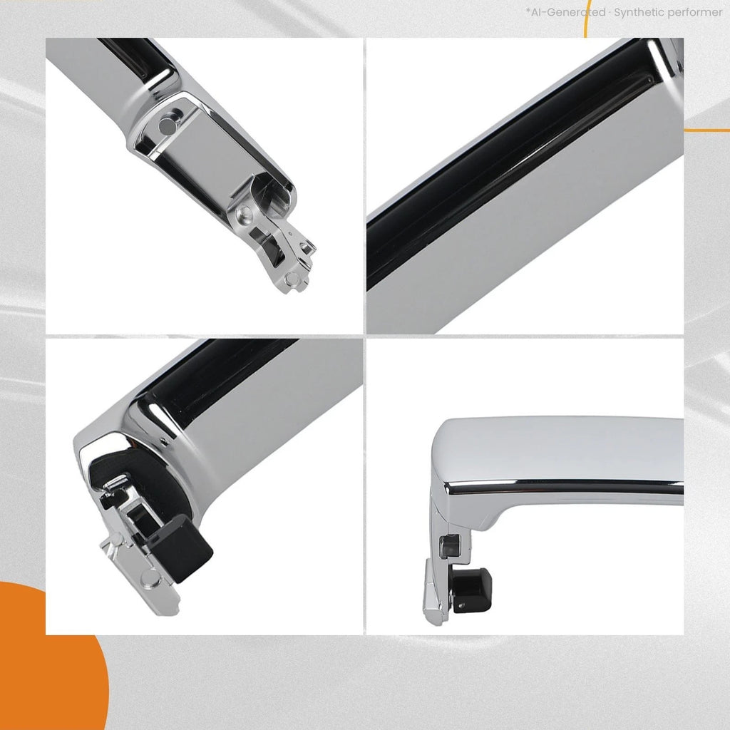 Front Left Chrome Exterior Door Handle for Nissan Rogue (2010–2015)