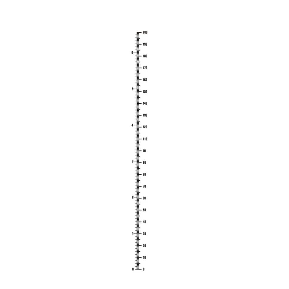 2X Height Tracking Wall Decal for Children PVC Sticker