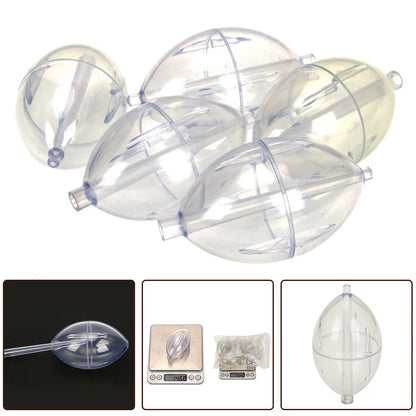 Set of 5 Adjustable Water Bobbers for Precise Casting Weight