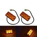 2PC Amber Turn Signal Light for Forklift (12V-80V)
