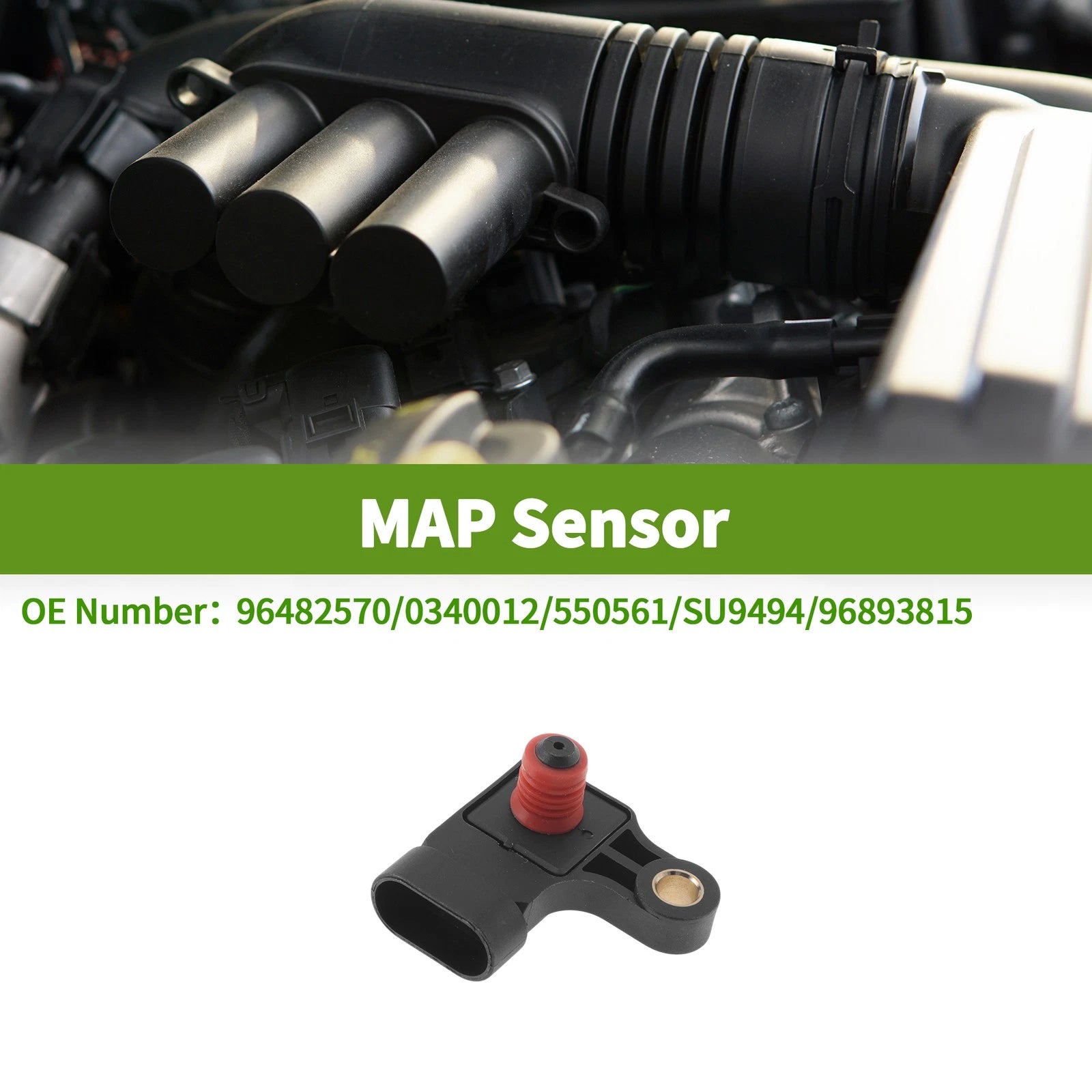 Manifold Absolute Pressure MAP Sensor Replacement for Chevrolet Aveo (2006–2007)