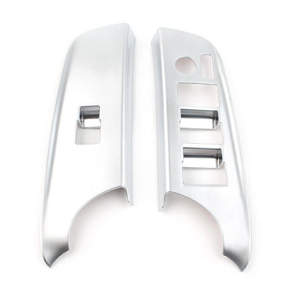 Front Window Switch Plate Trims for Toyota Sienta (2016–2018) ABS