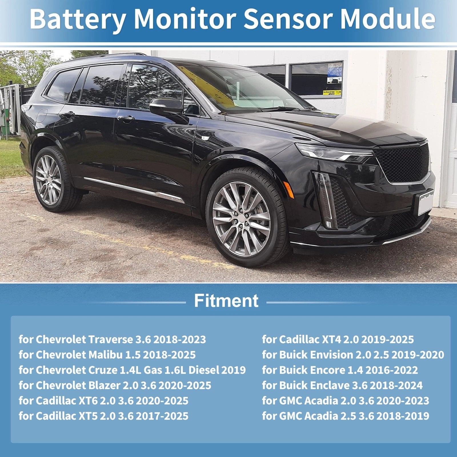 Battery Sensor Monitor Module Replacement for Chevrolet Malibu (2018–2025)