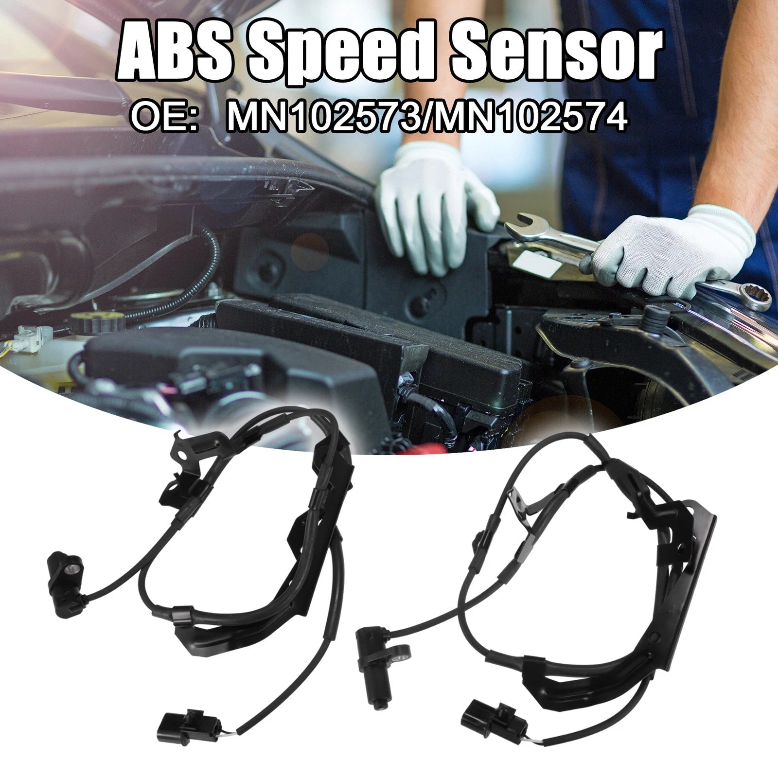 ABS Wheel Speed Sensor Front Set for Mitsubishi Triton Pajero (2005–2015)