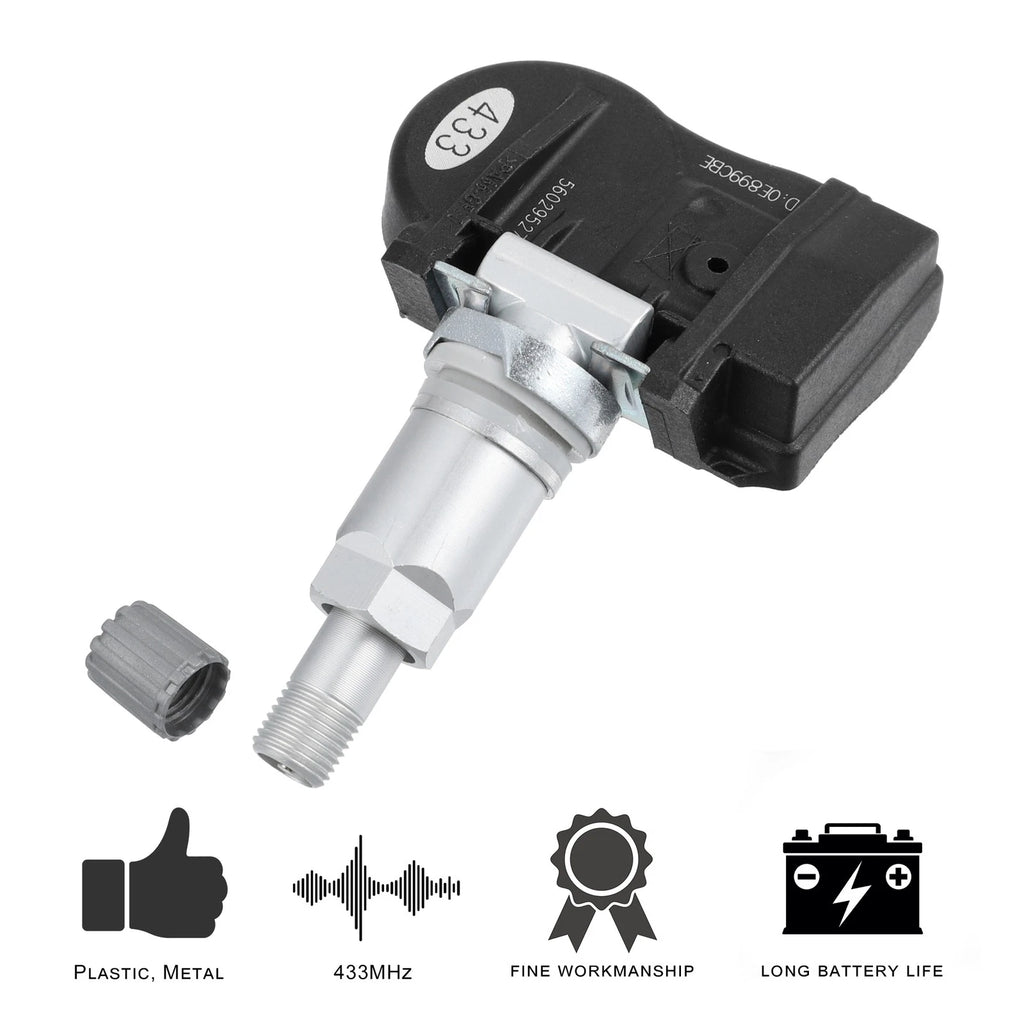 Tire Pressure Sensor Replacement 4pc for Dodge Grand Caravan (2009–2010)