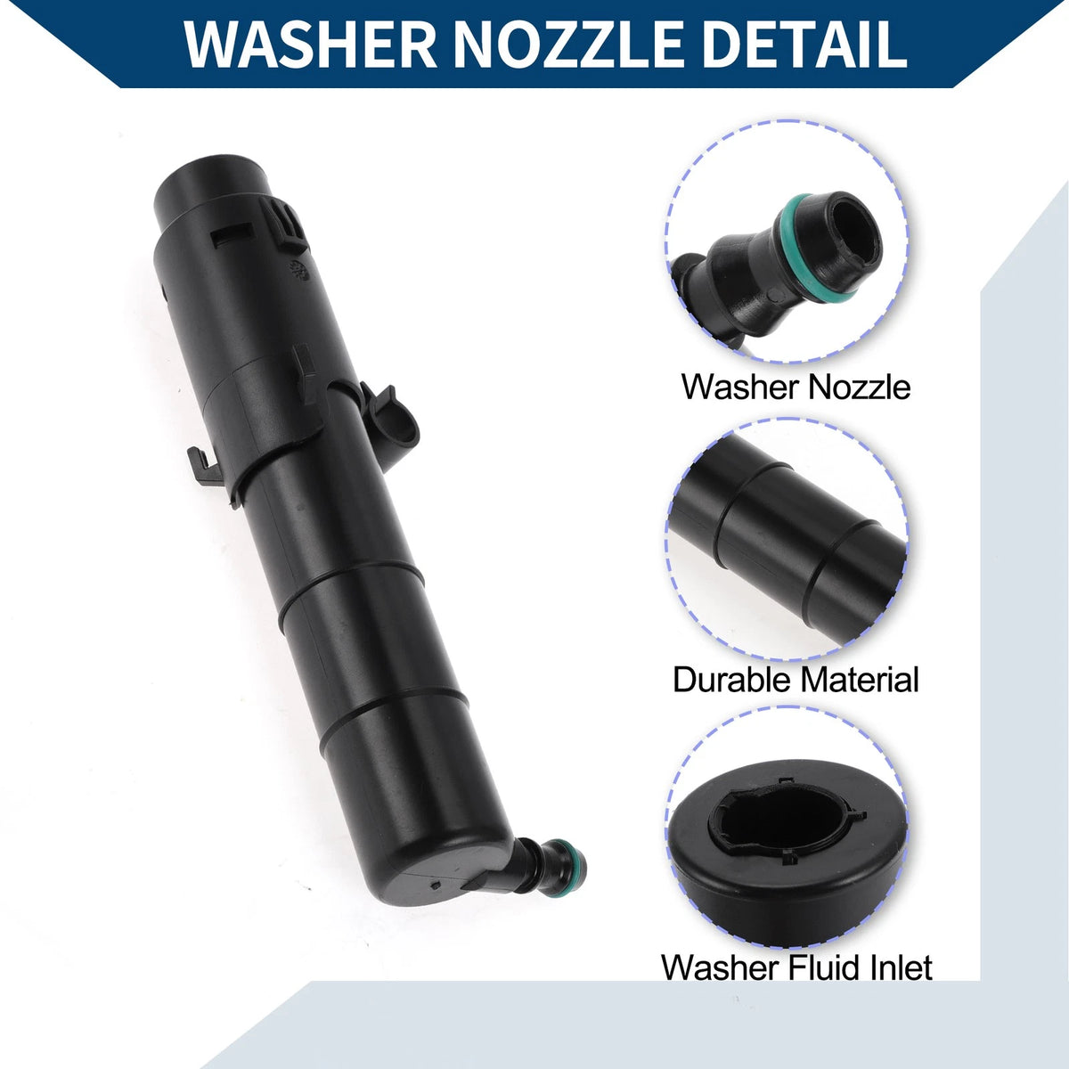Front Headlight Washer Nozzle for Porsche Panamera (2014–2021) No. 971955965