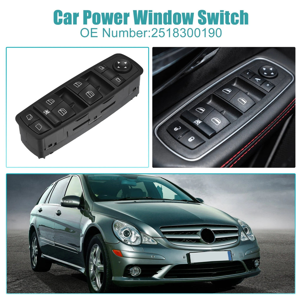 Driver Side Power Window Switch Replacement for Mercedes-Benz GL320 GL350 (2007–2012)