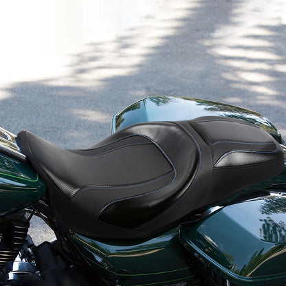 Rider Driver & Passenger Seat for Harley Touring Road King Glide (2009–2023)