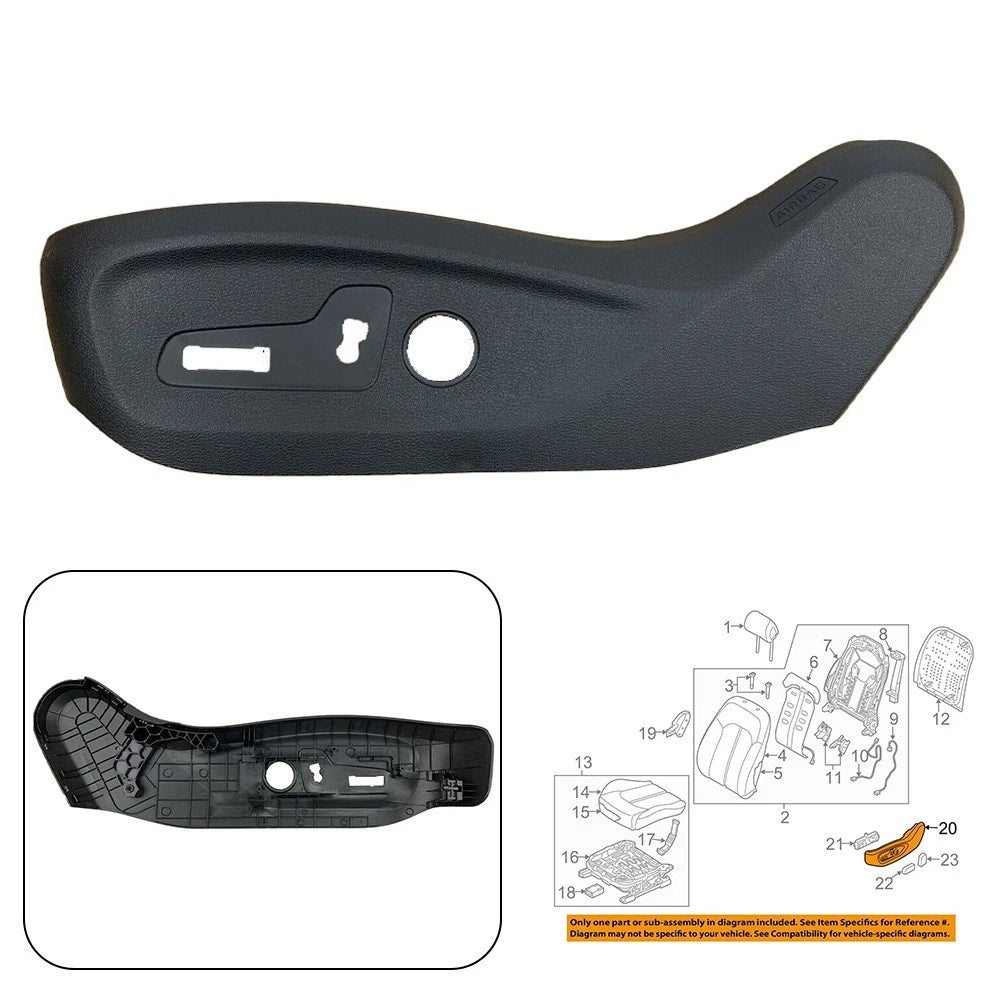 Left Seating Outer Trim Shield for Hyundai Sonata (2015–2019) 88051-C2020