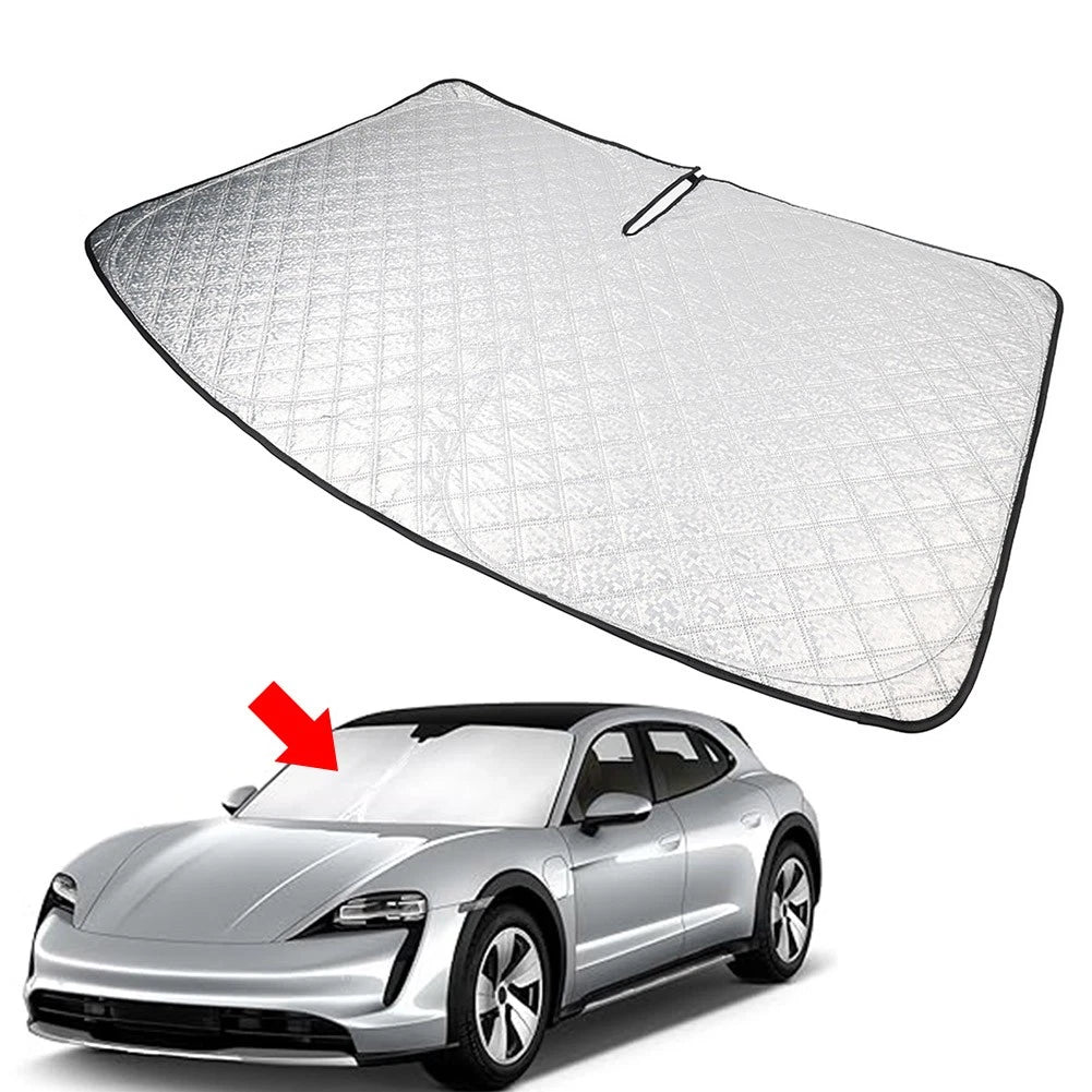 Foldable Windshield Sun Shade for Porsche Taycan (2020–2024)