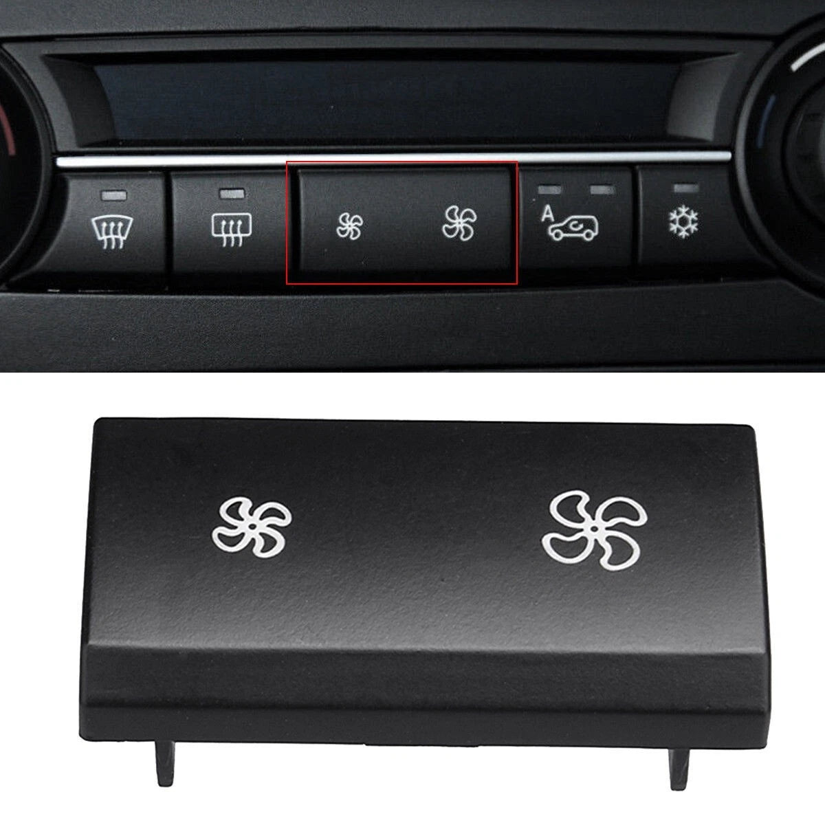 A/C Heater Control Panel Repair Fan Speed Button for BMW X6 E70 E71 (2008–2014)