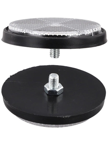 Pack of 2 Circular Reflectors for Improved Road Safety