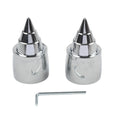 Front Axle Cap Nut Covers for Harley Touring Dyna (2000–2007)