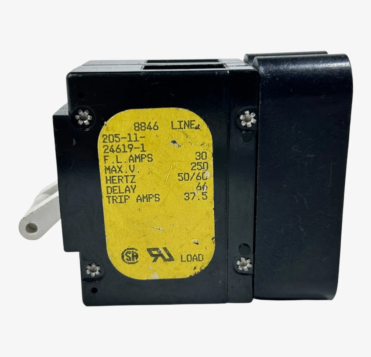 Airpax Circuit Breaker 2 Pole 250V 30A for