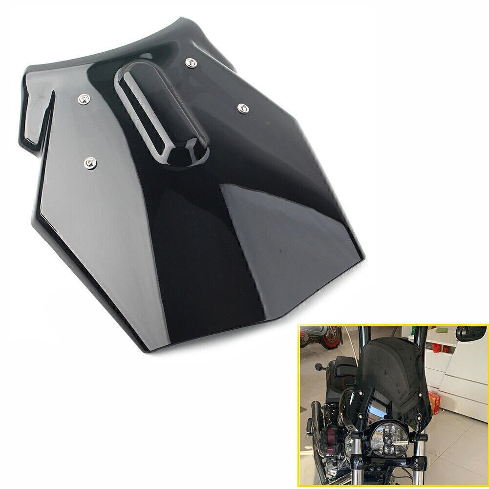 1pc Black Windscreen Deflector with Bracket for Honda CB1000R (2018–2020) & CB650R (2019–2020)