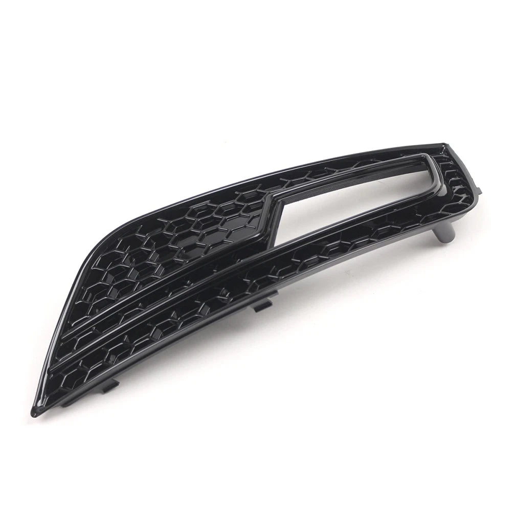 Fog Light Grille Cover Right Side for Audi A4 (2013–2016) Glossy Black