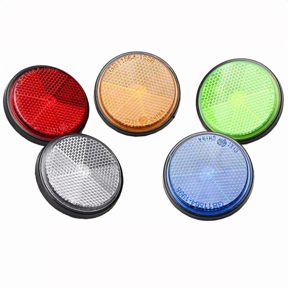 Pack of 2 Circular Reflectors for Improved Road Safety