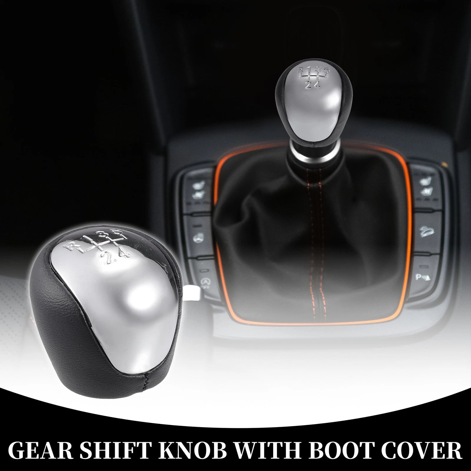 5 Speed Manual Gear Shift Knob Replacement for Kia Forte (2008–2013)