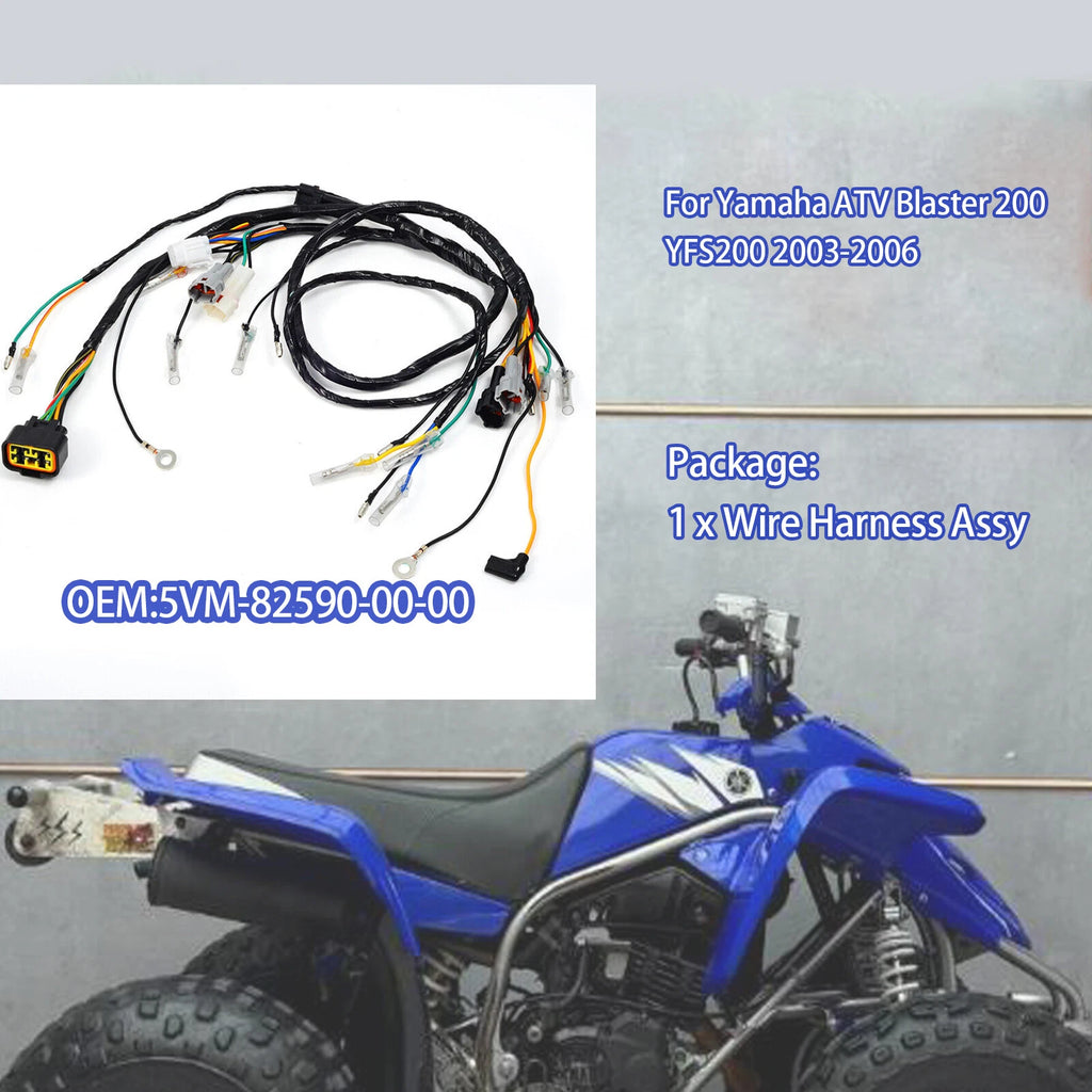 Electrical Wiring Harness for Yamaha YFS200 (2003–2006)