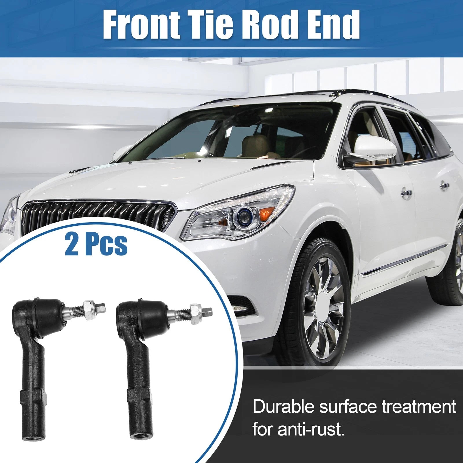 2pc Front Suspension Tie Rod End Replacement for Buick Enclave (2008–2017)