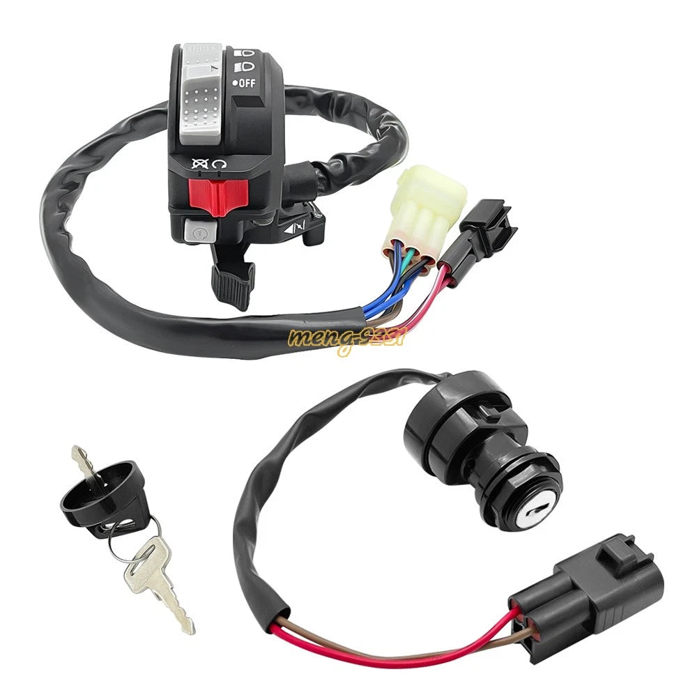 Handlebar Switch & Ignition Key Switch for Yamaha Big Bear 400 YFM400 (2002–2006)