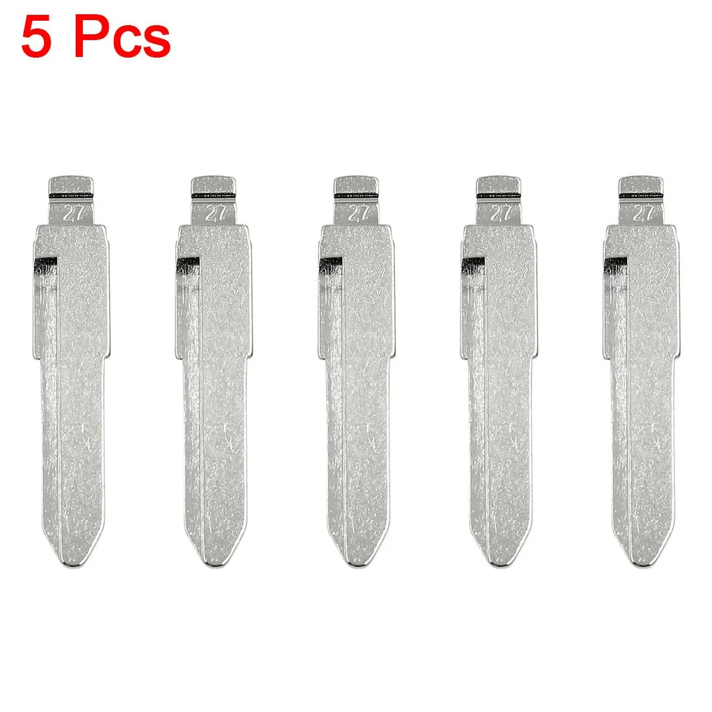 Metal Car Flip Key Blank Blade Replacement for Mazda 3 5 6 (Qty 5) (2004–2020)