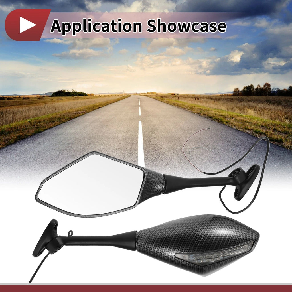 Set Rear View Mirrors for Honda CBR600RR (2003–2014) Aluminum
