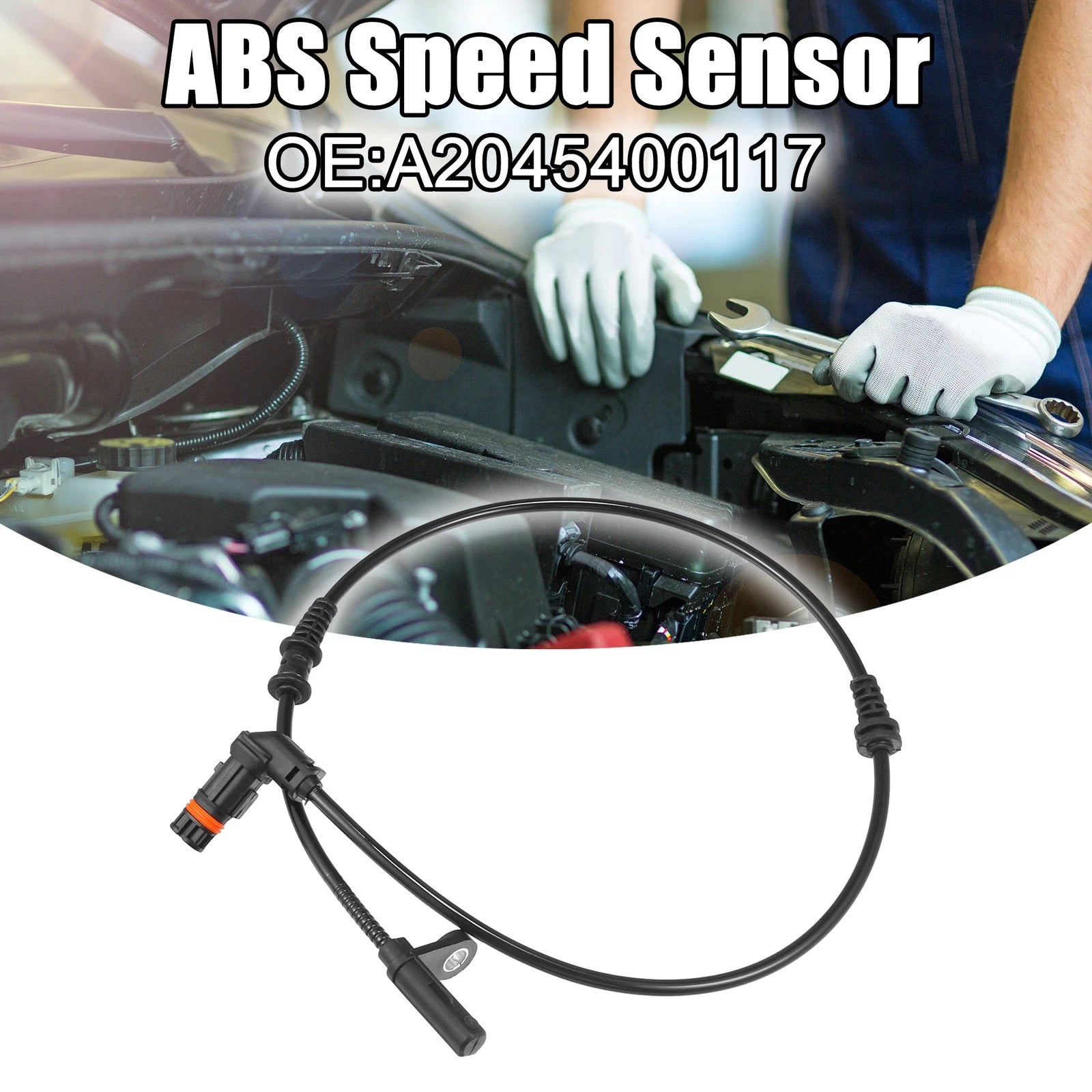 ABS Sensor Front Left Right OEM Replacement for Mercedes-Benz C300 (2008–2011)