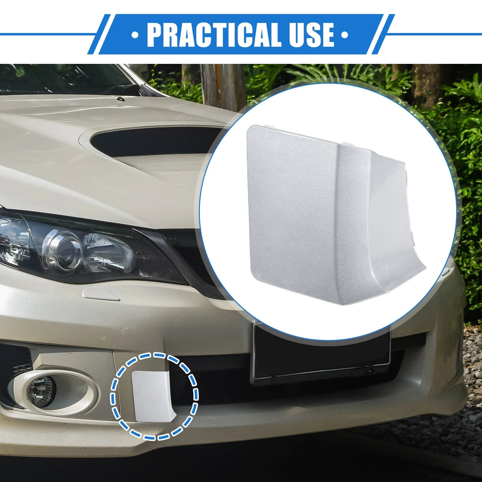 Front Tow Eye Hook Cover for Subaru Impreza (2010–2014)