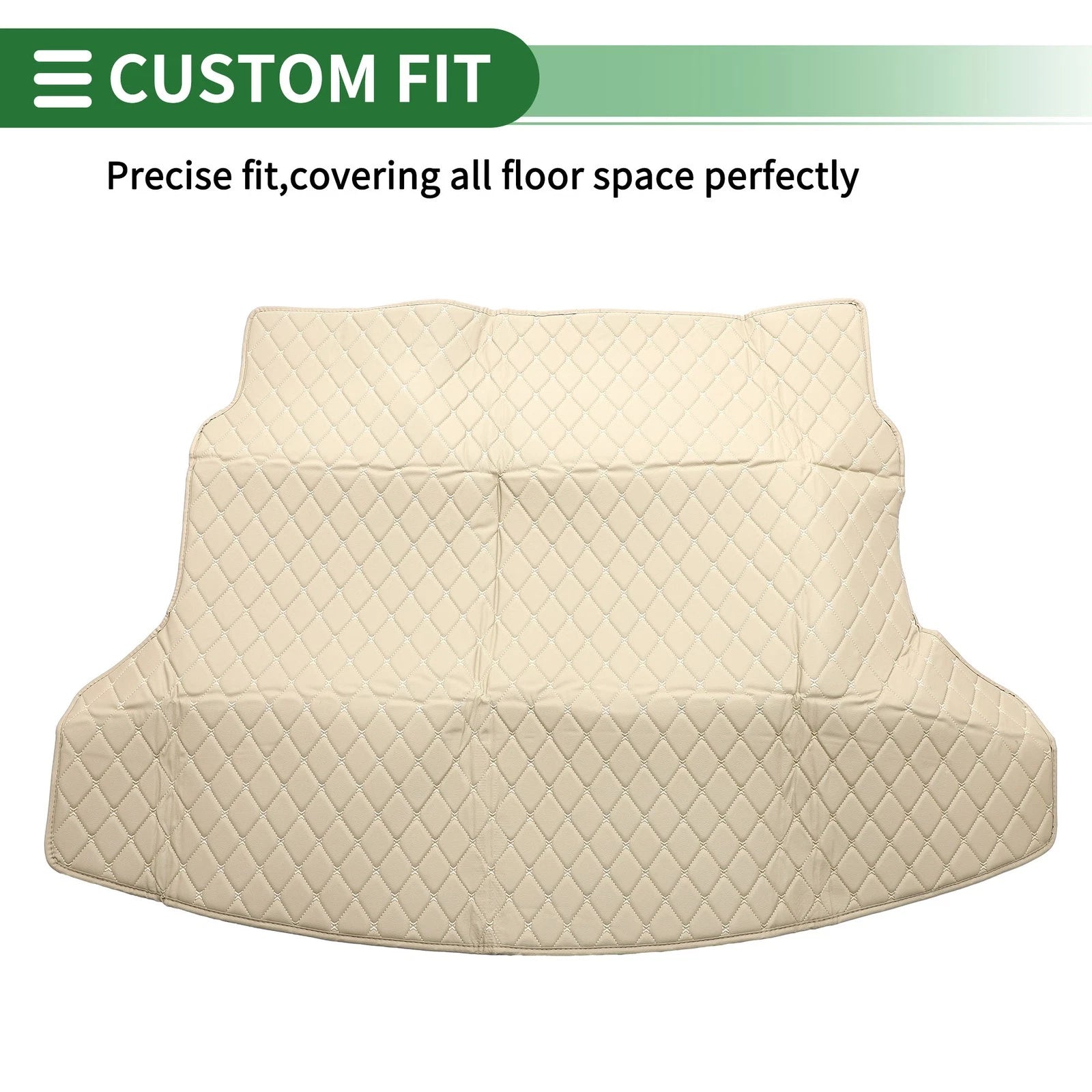 Cargo Liner Trunk Mat for Honda CRV 2012–2016 3D Diamond Beige XPE