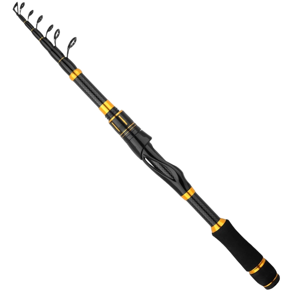 Telescopic Carbon Rod 1.8m 2.1m 2.4m for Shore Fishing