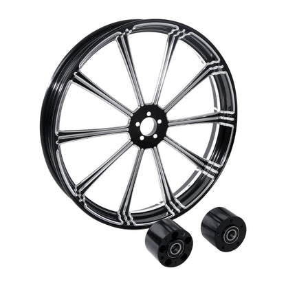 21" x 3.5" CNC Front Wheel Rim Hub Dual Disc for Harley Touring (1997–2021)