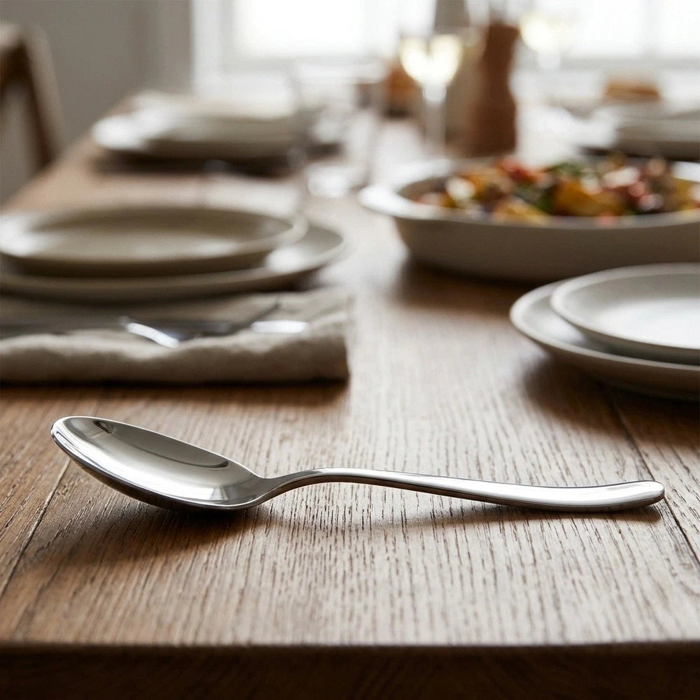 2X Stainless Steel Spoon Set for Kitchen
