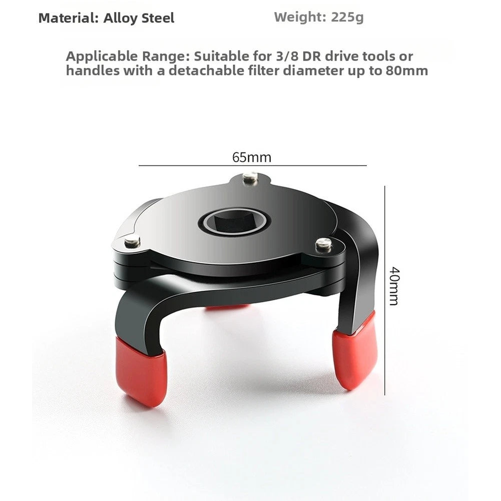 3 Jaw Oil Filter Wrench Tool for Various Vehicle Models