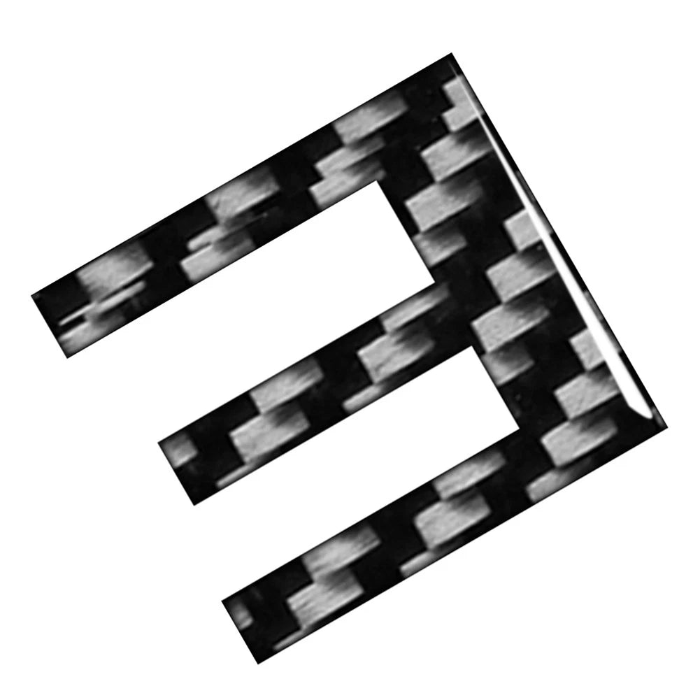 Carbon Black Door Wall Window Emblem Decals for