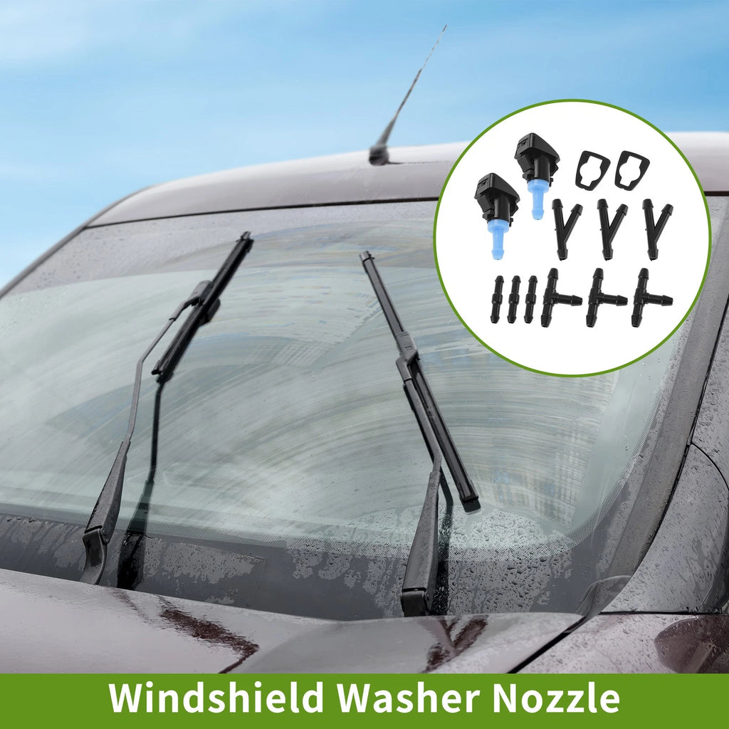 Windshield Washer Nozzle with Hose Connector for Dodge Challenger (2011–2023)