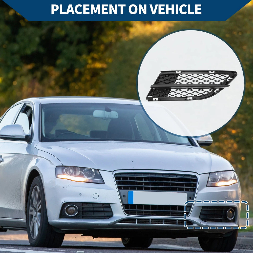 Front Left Fog Light Grill Replacement for BMW 328i (2009–2012)