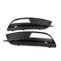 2X Front Bumper Fog Light Grille Cover for Audi A5 (2012–2016)