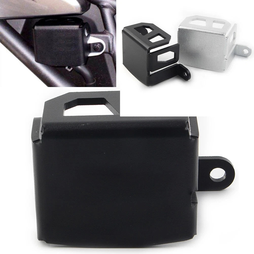 Rear Brake Fluid Reservoir Cover Protector Fit HONDA CRF1000L 2016-2017 Silver